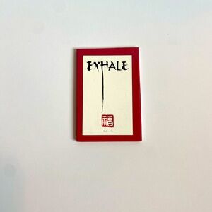 Fridge / refrigerator magnet exhale